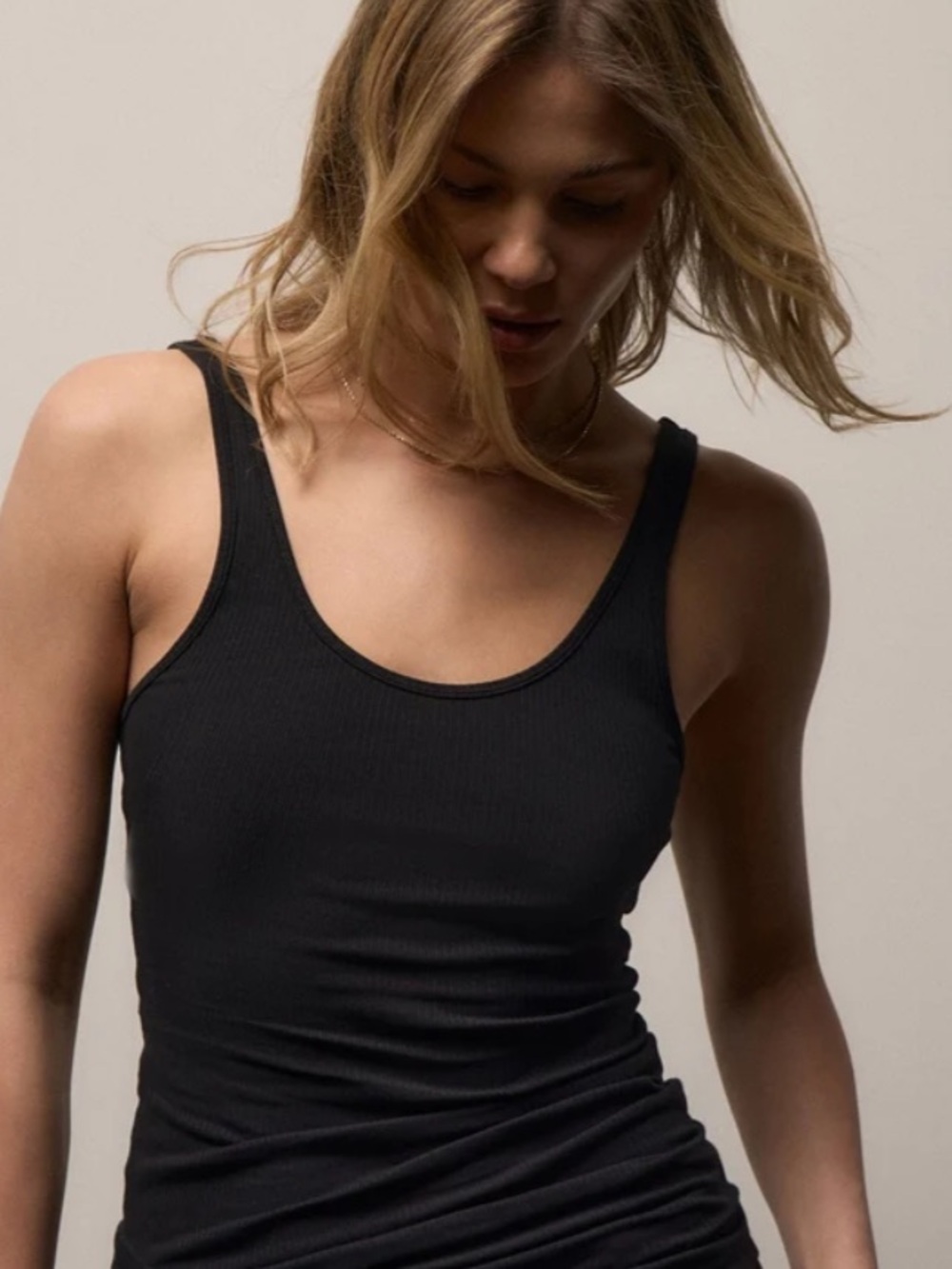 James Perse Ribbed Tank L